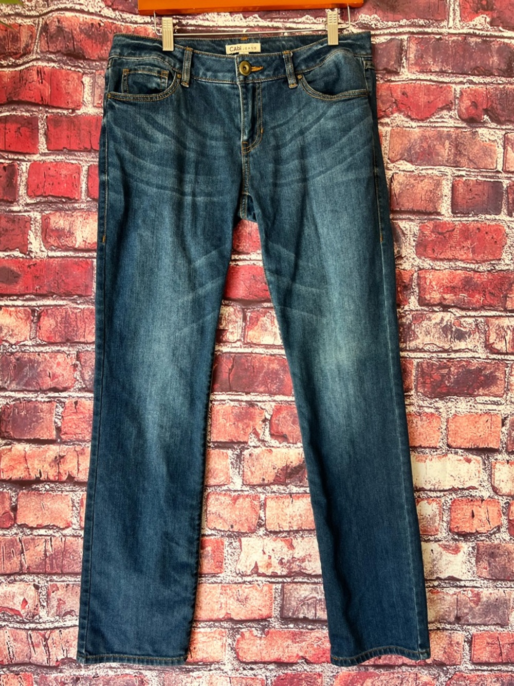 CAbi Laguna Slim Boyfriend Jeans Style 222 Dark Wash